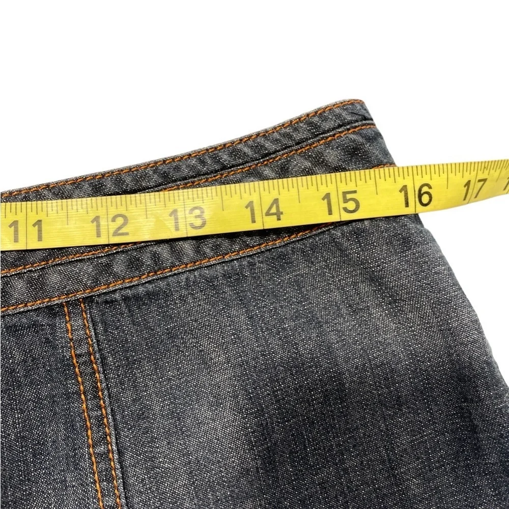 Sigurd Olsen blue denim midi boho skirt size 8P - Picture 12 of 15